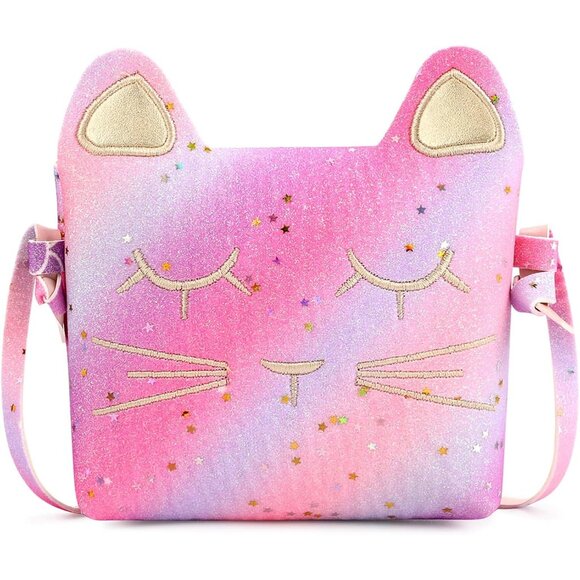 Adorable Kids Cat Purse with Adjustable Strap - Perfect for Little Fashionistas - Picture 1 of 5